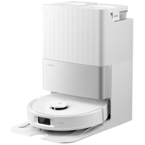 Roborock Qrevo 5AE White robot vacuum and mop with docking station