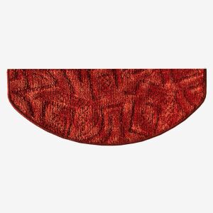 Lépcsőszőnyeg 65x24 cm - Korallvörös színben absztrakt mintával 138715004 - Lépcsőszőnyeg