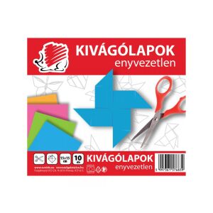 SÜNI Enyvezetlen Kivágólap - 15x15cm, 10 lapos szett