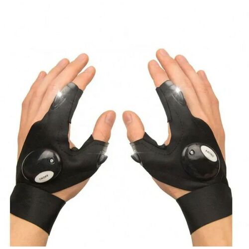 LED Zseblámpás Kesztyű a kéz nélküli világításhoz