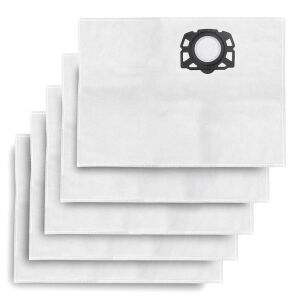 Saci de praf sintetici pentru aspiratoare Karcher WD2, WD3, SE 4001, SE 4002 - pachet de 5 (înlocuiește numărul articolului 2.863-314.0) 138718570 - OEM Saci de praf