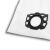 Saci de praf sintetici pentru aspiratoare Karcher WD2, WD3, SE 4001, SE 4002 - pachet de 5 (înlocuiește numărul articolului 2.863-314.0) 138718570
