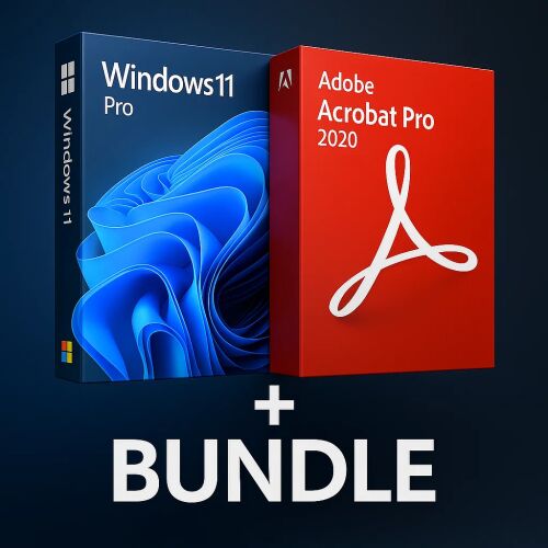 Adobe Acrobat Pro 2020 és Microsoft Windows 11 Pro Csomag
