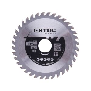 Disc ferastrau circular, EXTOL CRAFT, 19102, Lemn masiv, 36T 138718958 - Accesorii fierăstrău circular manual