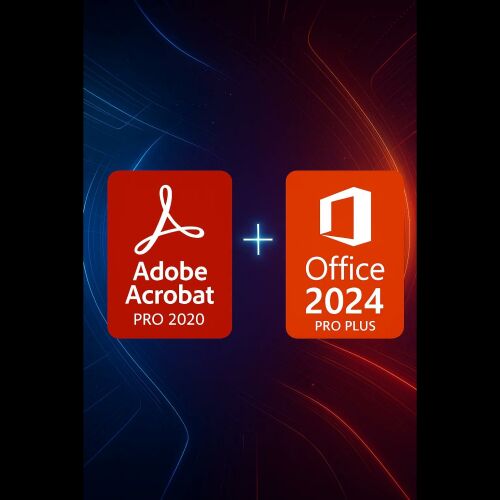 Adobe Acrobat Pro 2020 und Microsoft Office 2024 Pro Plus Bundle