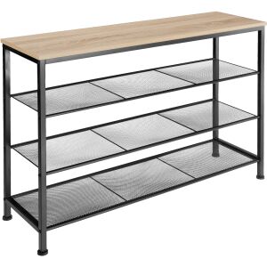 tectake Portsmouth Szafka na buty - Styl industrialny z 3 półkami 138719185 - Meble do holu wejściowego