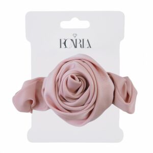 Ecaria Rózsa Díszes Hajgumi - Rózsaszín Frottír