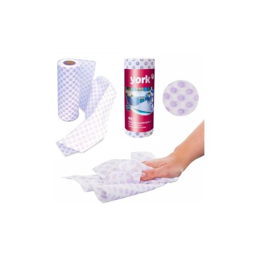 York Általános Törlőkendő Tekercs - 40 lap, Újrafelhasználható 138719471