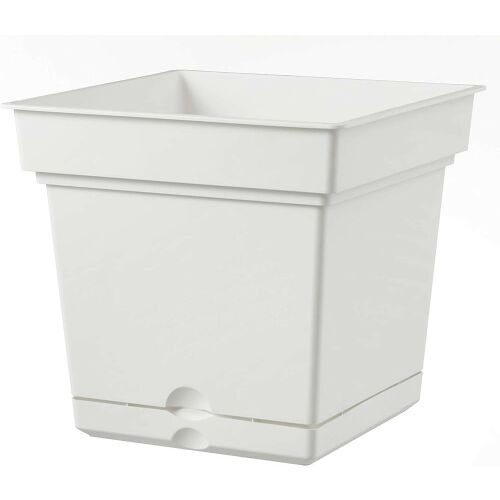 Négyzet alakú virágcserép - 47cm, Fehér 138720110