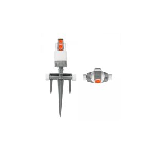 Zraszacz obrotowy WHITE LINE 6-funkcyjny na 3-zębowym kolcu 138720186 - Dysza rozpylająca