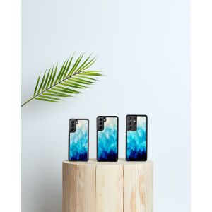 iKins калъф за Samsung Galaxy S21 синьо езеро черно 138720300 - Телефонни контакти