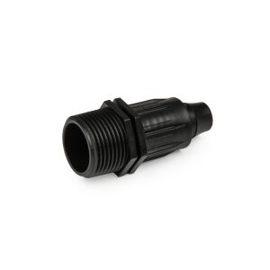 QJ PE Cső Csatlakozó - 16 mm, 3/4" Külső Menet 138720319 - Csatlakozó és kiegészítő