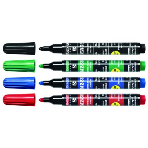 STANGER permanentni MARKER M235, 1-3 mm, set od 4 boje 712012