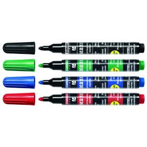 STANGER Permanentmarker M235, 1-3 mm, Set 4 Farben 712012 138720327 - Marker