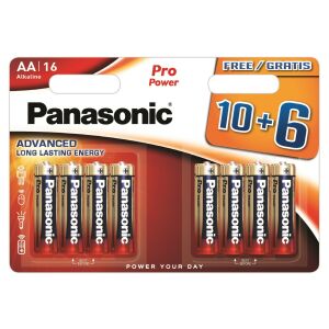 Батерии Panasonic Pro Power LR6PPG/16B 10+6 бр. 138720852 - Батерия и акумулатор
