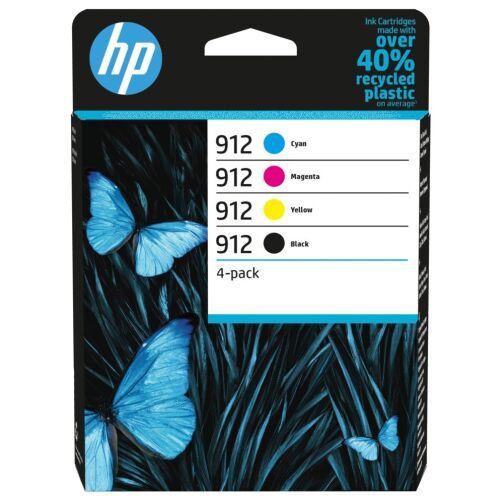 HP 912 CMYK eredeti tintapatron, 4 db-os csomag - Irodatechnika