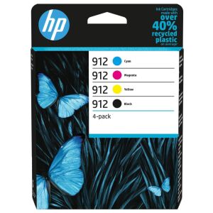 Originálna atramentová kazeta HP 912 CMYK, balenie 4 ks