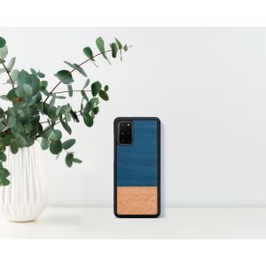 Etui MAN&WOOD do Galaxy S20+ denim black 138721707 - Man&Wood