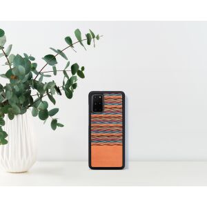Etui MAN&WOOD do Galaxy S20+ brązowo-czarna kratka 138721709 - Man&Wood