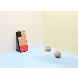 MAN&WOOD Hülle für iPhone 12/12 Pro Fischgrät Azalee Schwarz 138721726 - Man&Wood