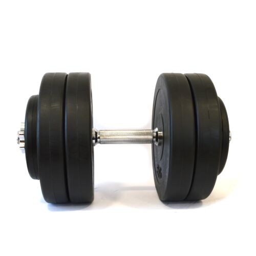 Hantla cementowa Tomaz Sport Start 22,5 kg ze stalowym gryfem