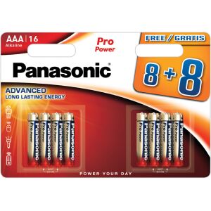 Akumulator Panasonic Pro Power LR03PPG/16B (8+8 szt.) 138721986 - Komputer i akcesoria