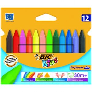 BIC voštane bojice Plastidecor trokut 12 boja 000789 138722040 - Bojica