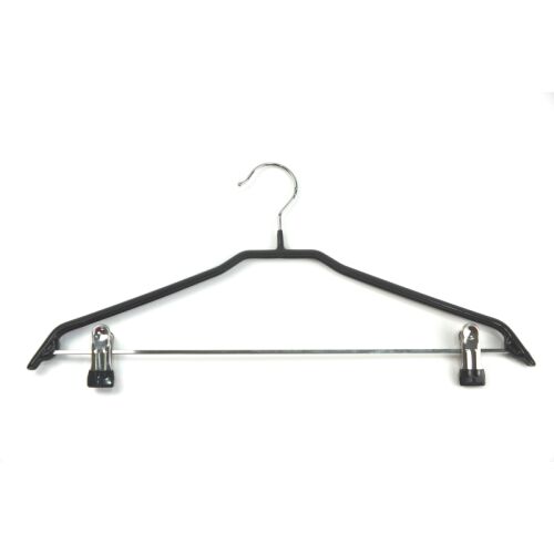 Csúszásgátló Ruhaakasztó Klipszekkel - 2 db, 44 cm, Fekete 138722155