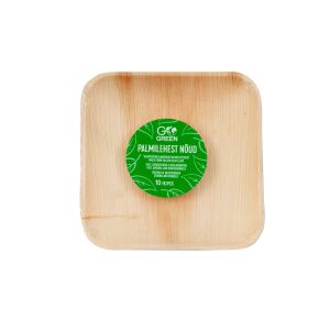 Kriške palminog lišća Go Green 15x15cm 10 kom / 0,22 kg 138722161 - Potrepština za party