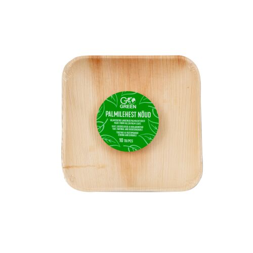 Plátky palmových listov Go Green 15x15cm 10 ks / 0,22 kg 138722161
