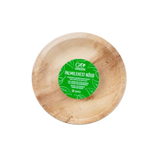 Plastry liści palmowych Go Green Ø15 cm 10 sztuk / 0,18 kg 138722180