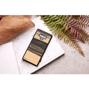 MAN&WOOD SmartPhone Hülle Galaxy Note 9 weiß ebenholz schwarz 138722222 - Technische Artikel & Elektronik