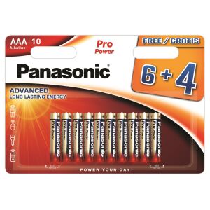 Batérie Panasonic Pro Power LR03PPG/10B (6+4 ks) 138722230 - Technické zariadenia a elektronika