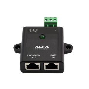 Zabezpieczenie przeciwprzepięciowe Alfa Network Industrial Gigabit PoE Conv. APOE03GS 138722685 - Przełącznik