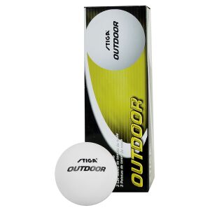 STIGA Outdoor Asztalitenisz Labda - 3 db, Kültéri