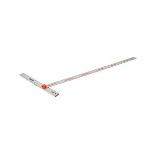 Nastaviteľný a skladací hliníkový omietkový T-uholník 1200 mm, 22,5°, 45°, 67,5°, 90°