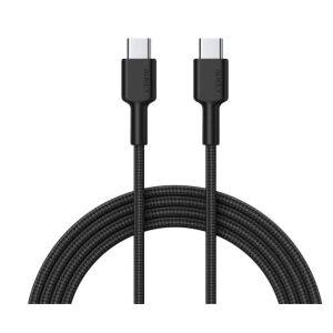 CB-CD45 USB-C - USB-C Kabel 0,9m 60W PD 3A 20V Nylongeflecht schwarz 138722904 - USB-Kabel