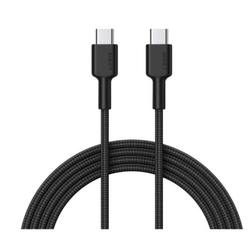 CB-CD45 USB-C - USB-C Kabel 0,9m 60W PD 3A 20V Nylongeflecht schwarz 138722904