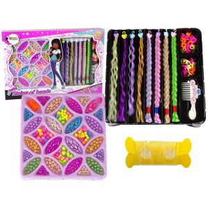 Set perli za kosu i šareni nakit 138722947 - Lean Toys