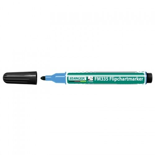 Marker do flipchartów STANGER 335, 1-3 mm, czarny, 1 szt. 713000 138723008