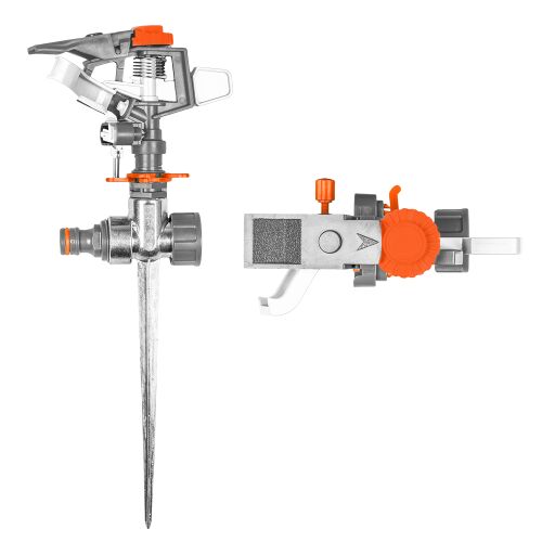 WHITE LINE Pulsierender Sprinkler auf Metallspieß