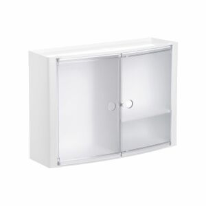 Horizontaler Badezimmerschrank weiß/glasiert 138723132 - Badezimmerschrank