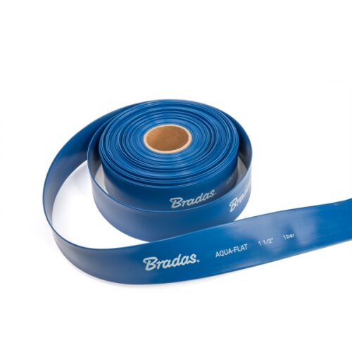 Bradas Aqua-Flat 1-Zoll flacher Gartenschlauch, 20m Rolle