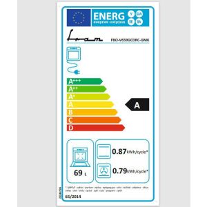 Fram FBO-V659GCDRC-GMK Beépíthető Sütő - 69 liter, A energiaosztály 138723434 - Sütő