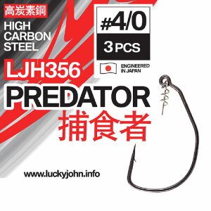 Cârlige Lucky John Predator Offset nr. 2 138723439 - Lucky John