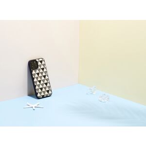 iKins maskica za Apple iPhone 12/12 Pro piramidalna crna 138723513 - Maskica za mobitel