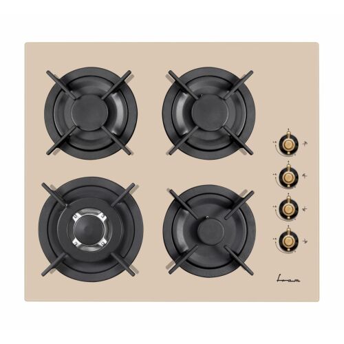 FRAM FBH-V4IWF-RGBG plinska ploča za kuhanje s 4 plamenika, bež