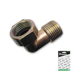 Złącze kątowe 1/2" męskie x 1/2" żeńskie - CYNK 138724245 - Instalacja wodna, gazowa i grzewcza