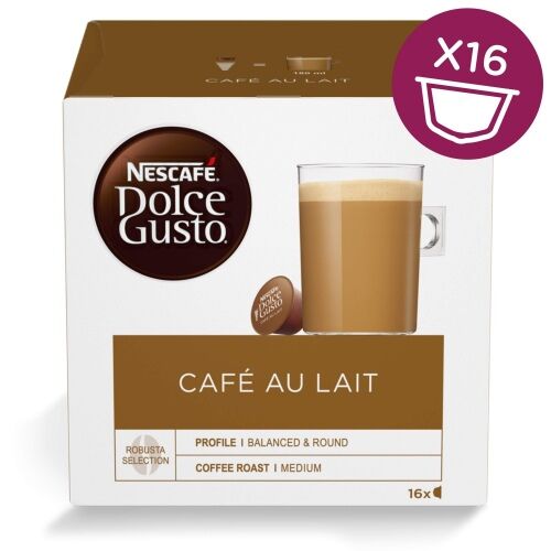 NESCAFÉ Dolce Gusto Café Au Lait Kávékapszula - 16 db 138724261