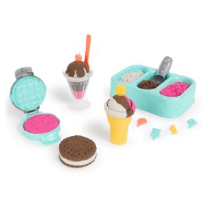 KINETIC SAND Fagylalt Finomságok Játékszett - Kreatív homokozó szett